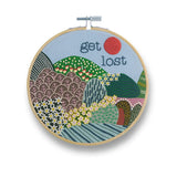 Get Lost- 6" Embroidery Kit