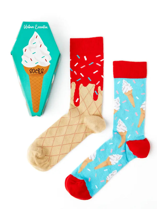 Unisex Ice Cream Box Socks