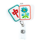 Mahjong Reel Badge Holder