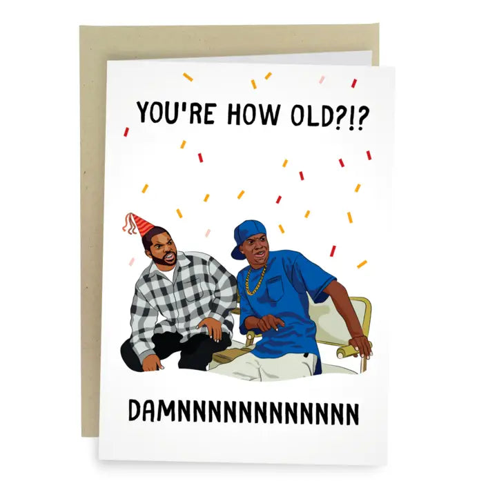 Friday Dammmmmmn Birthday Card