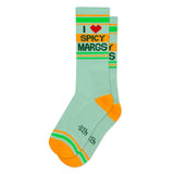 I Love Spicy Margs Gym Crew Socks