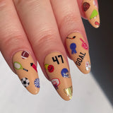 Sports Ball Nail Art Stickers