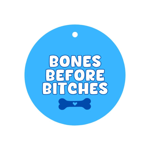 Bones over Bitches Pup Charm