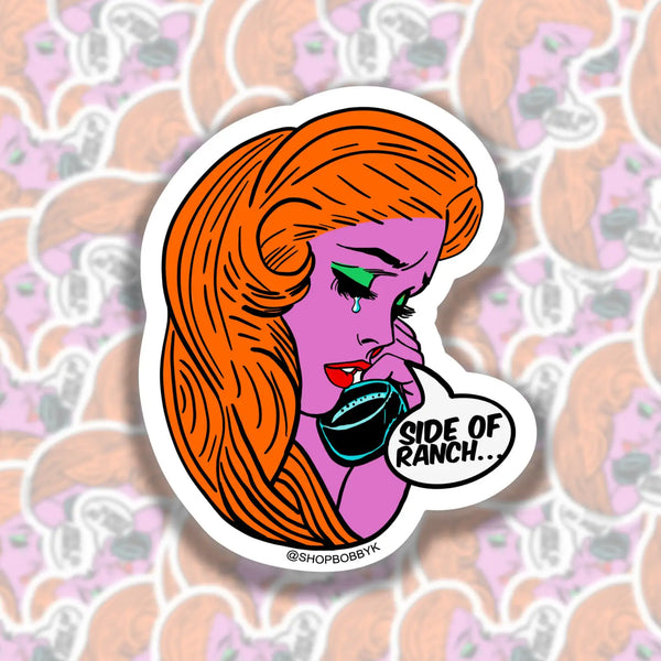 Pop Art Girlies - Side of Ranch Sticker