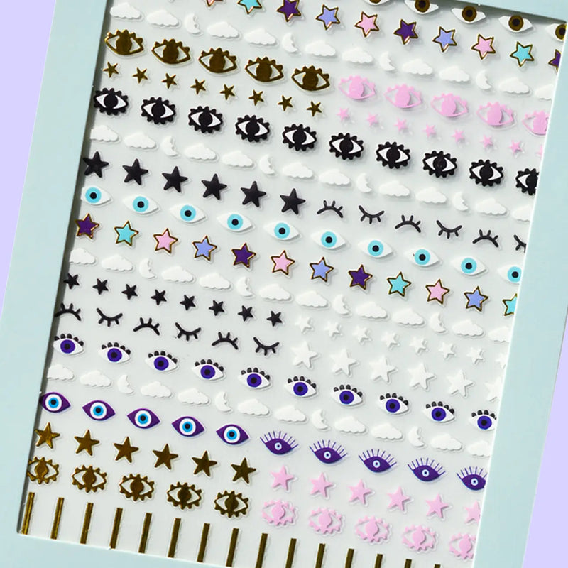 Stars in Your Eyes Nail Art Stickers