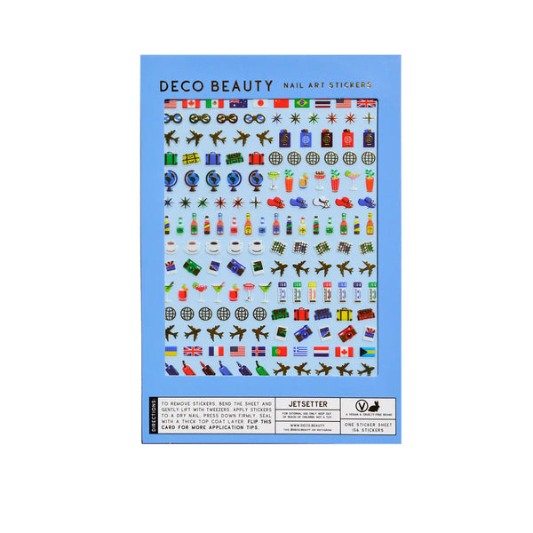 Jetsetter Nail Art Stickers