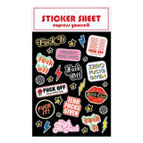 Fuck It! Sticker Sheet