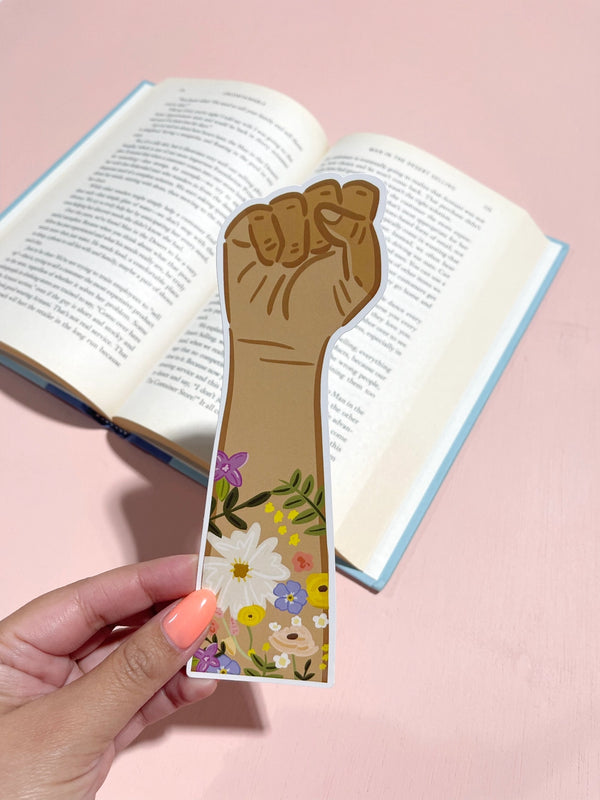 Floral Fist Bookmark