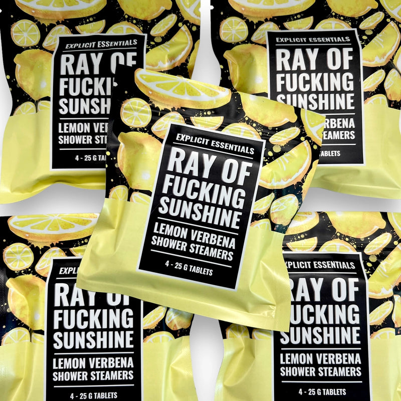 Ray of Fucking  Sunshine Shower Steamers