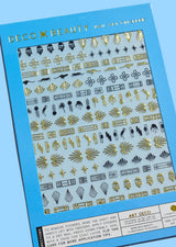 Art Deco Nail Art Stickers