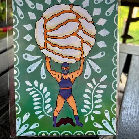 Luchador Concha (5x7)