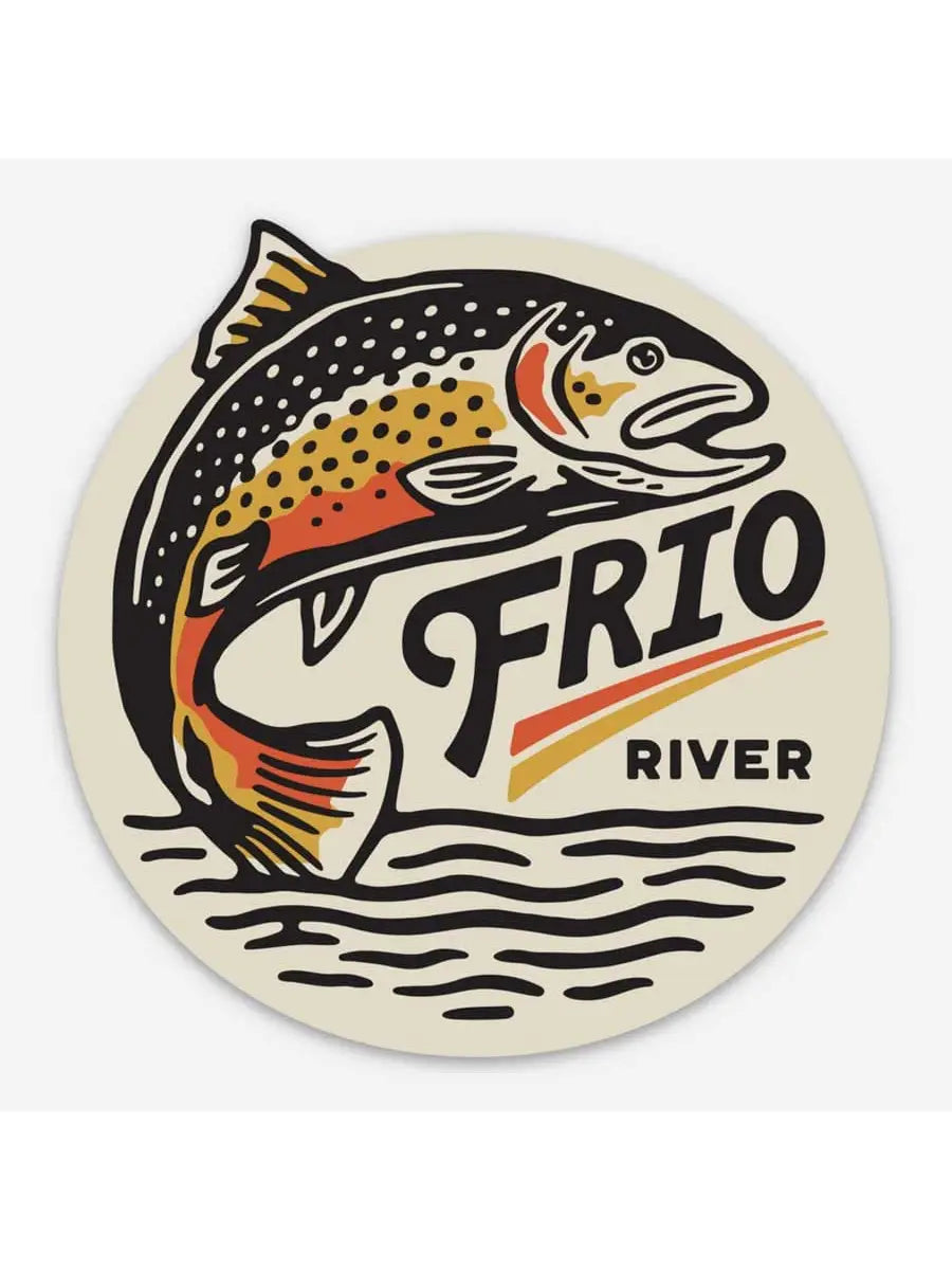 Frio River Trout Sticker – Sew Bonita