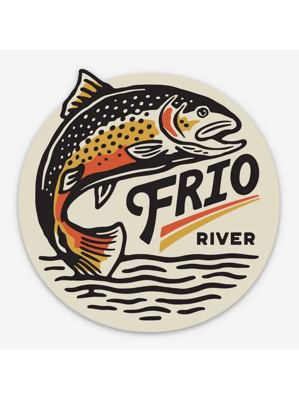 Frio River Trout Sticker
