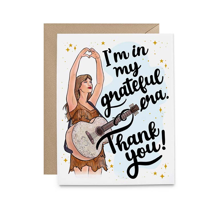 Taylor Swift Thank You Card