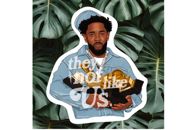 Not Like Us Kendrick Grammy Sticker