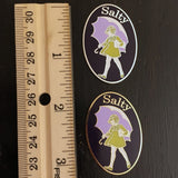 Gold Salty Girl Needle Minder