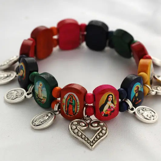 Saints Prayer Beads Bracelet
