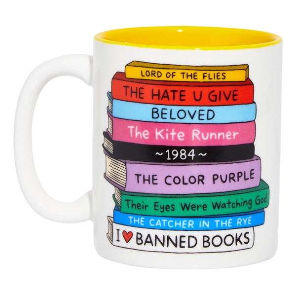 I Heart Banned Books Coffee Mug