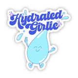 Hydrated Girlie Happy Water Sticker
