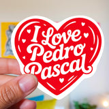 I Love Pedro Pascal Sticker