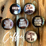 Coffee Magnets - Handmade