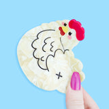 Chicken Butt Hair Clip