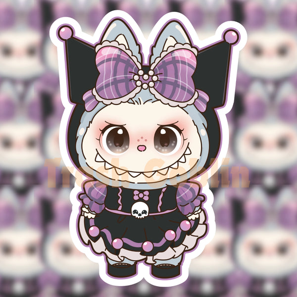 Kuromi Labubu Sticker