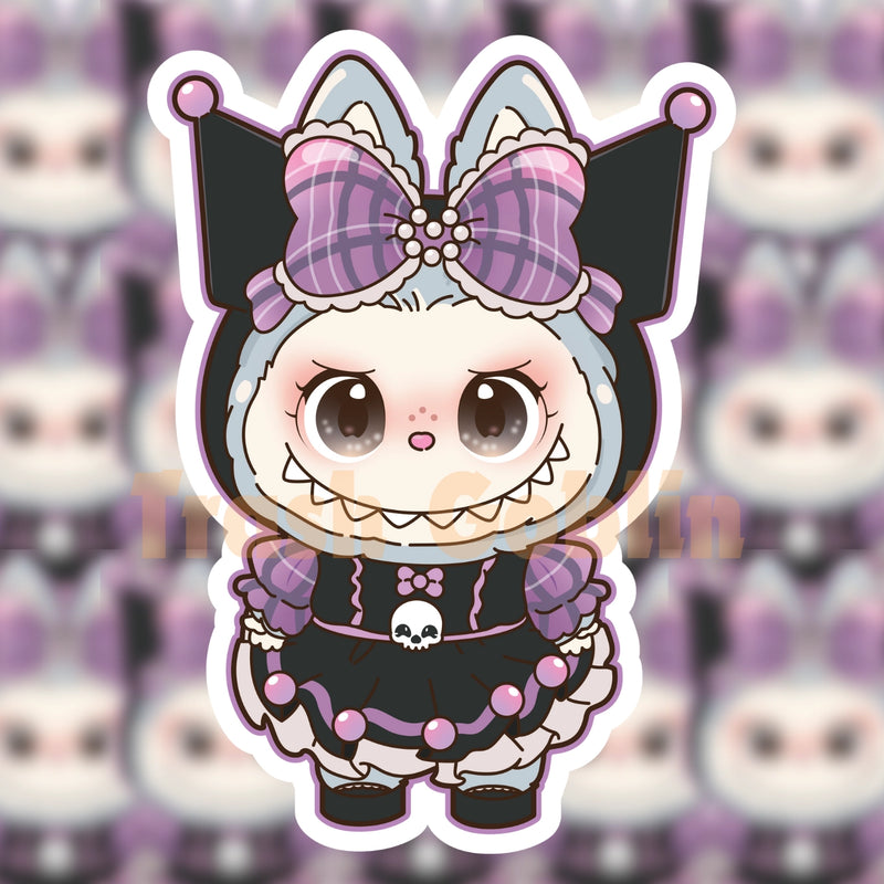Kuromi Labubu Sticker