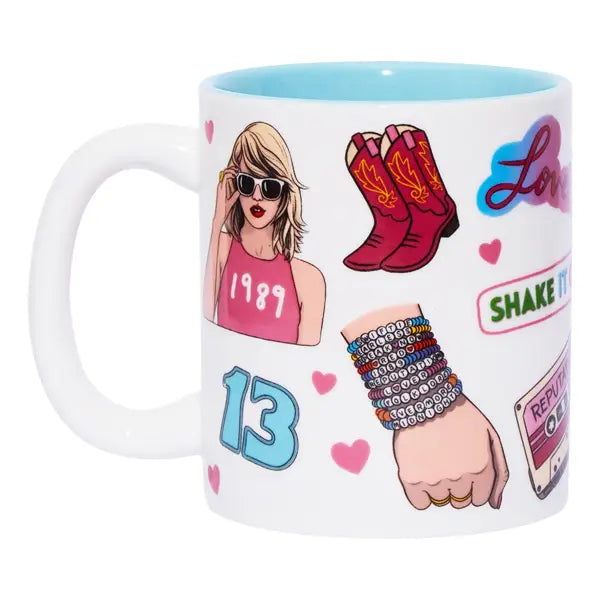 Swiftie Collage Coffee Mug at Sew Bonita in Corpus Christi, TX.