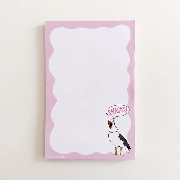 Seagull Want Snacks Notepad