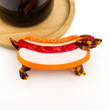 Wiener Dog/Hot Dog Hair Clip