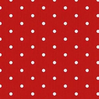 F2145 Retro Polka Dots - Red