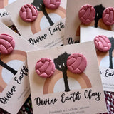 Pink Concha Earrings