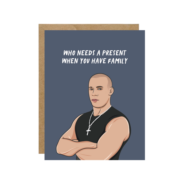 Fast Furious Birthday Card