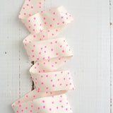 Mini Starry Neon Pink - 2.5" Bias Quilt Binding