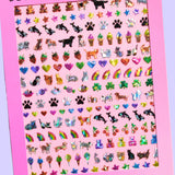 Ice Cream Social Nail Art Stickers
