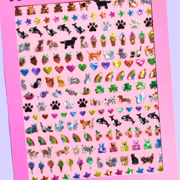 Ice Cream Social Nail Art Stickers