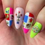 Pinwheel Nail Art Stickers