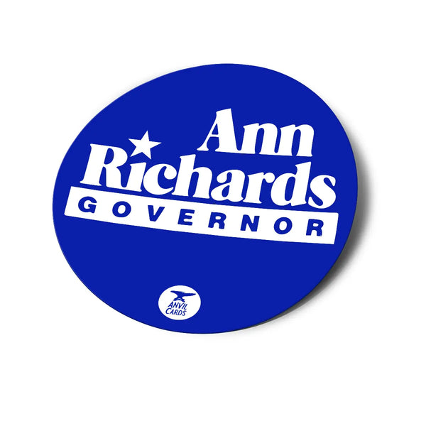 Ann Richards Governor Sticker