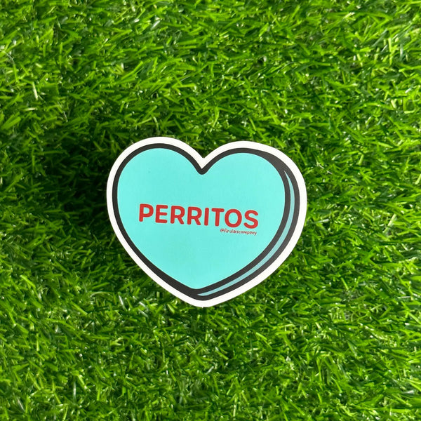 Perritos Heart Sticker