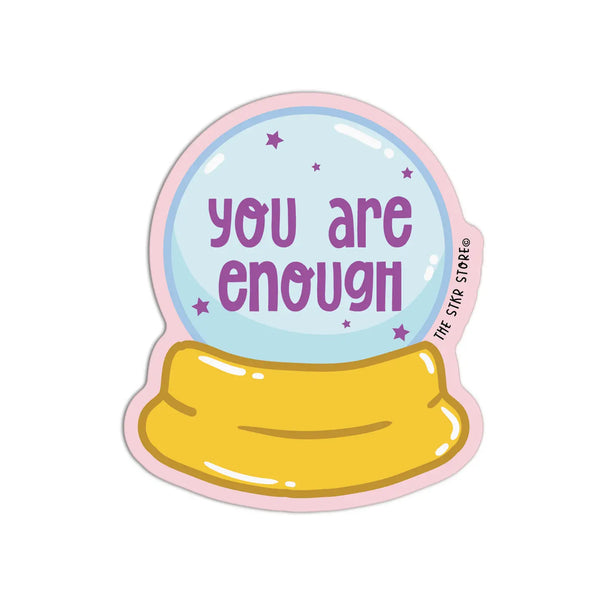 You Are Enough Textured Sticker