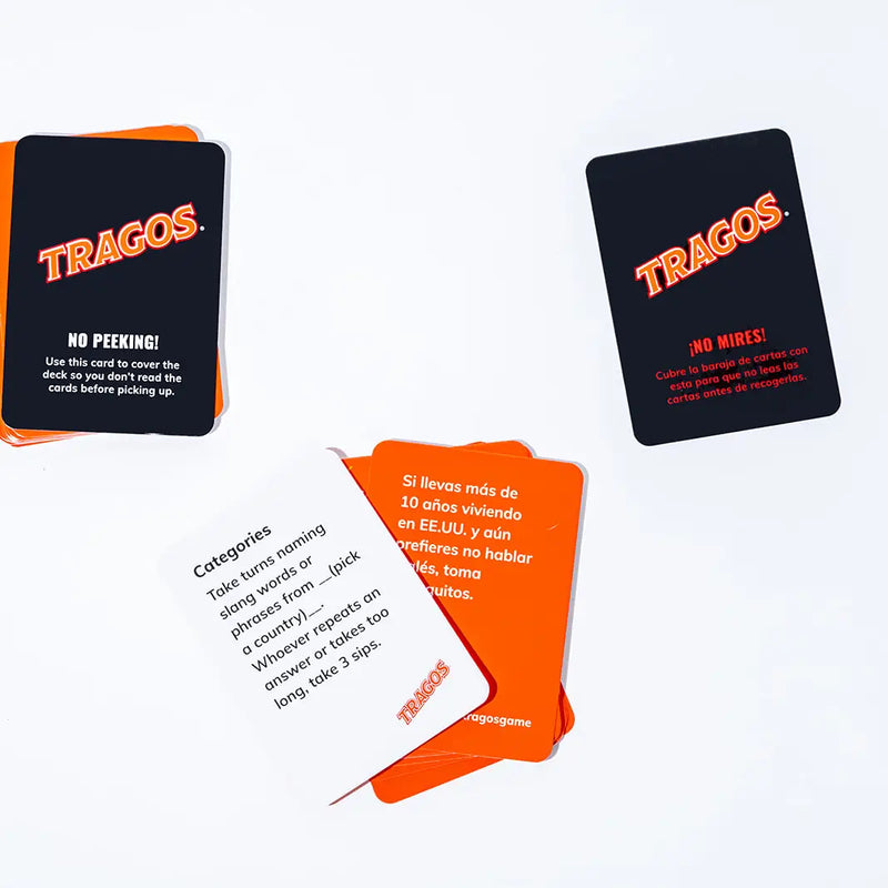 Tragos Bilingual: A Spanglish Latino Party Game