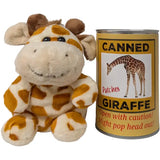 Canned Giraffe Plush Toy