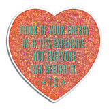 Ts Your Energy Is Expensive Quote Sticker