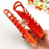 Oversized Prawn/Shrimp Hair Clip