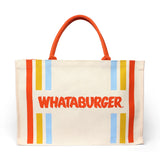 Whataburger Striped Canvas Bag