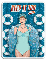 Taylor 100 Percent Sticker