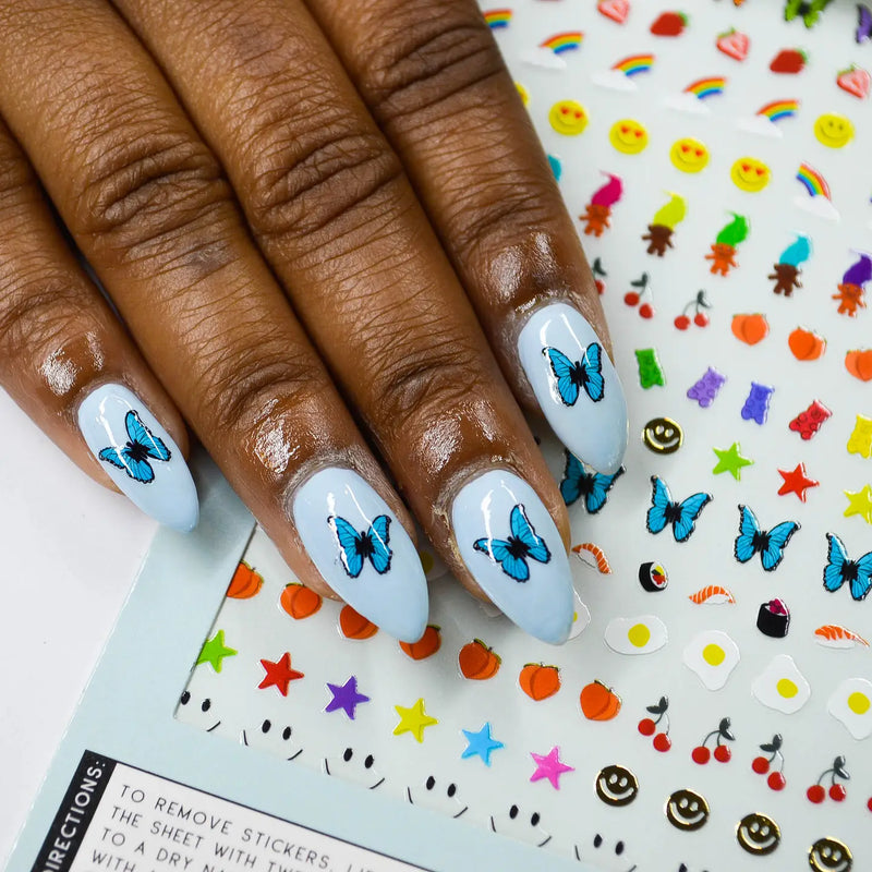 Sunny Side Up Nail Art Stickers