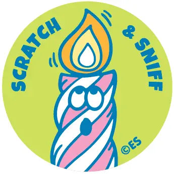Happy Birthday Scratch & Sniff Stickers