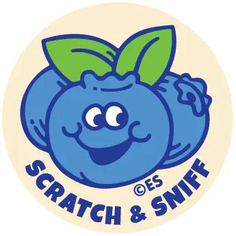 Blueberry Scratch & Sniff Stickers